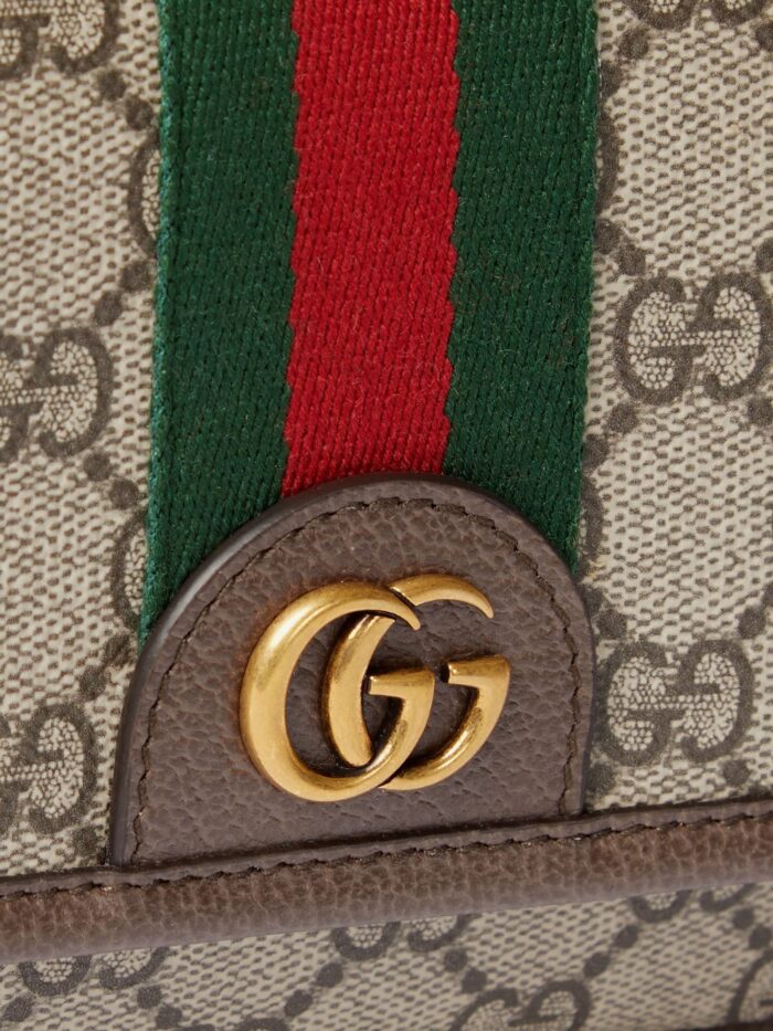Gucci Mini Ophidia GG Fabric Crossbody Bag