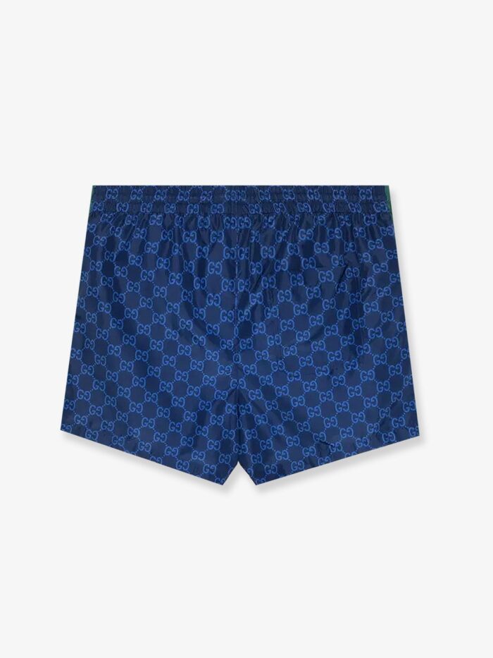 Gucci Nylon Swim Shorts With All-over GG Motif