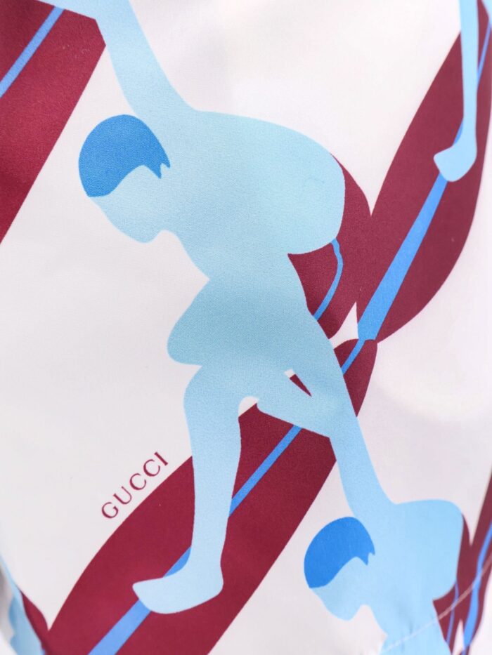 Gucci Nylon Swim Trunk With Surfer Print
