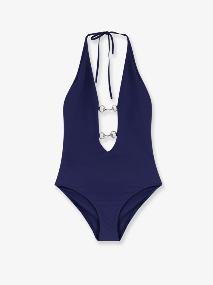 Gucci One-piece Swimsuit With Horsebit Details