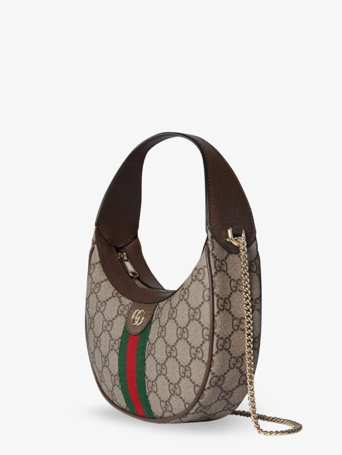 Gucci Ophidia GG Fabric And Leather Shoulder Bag