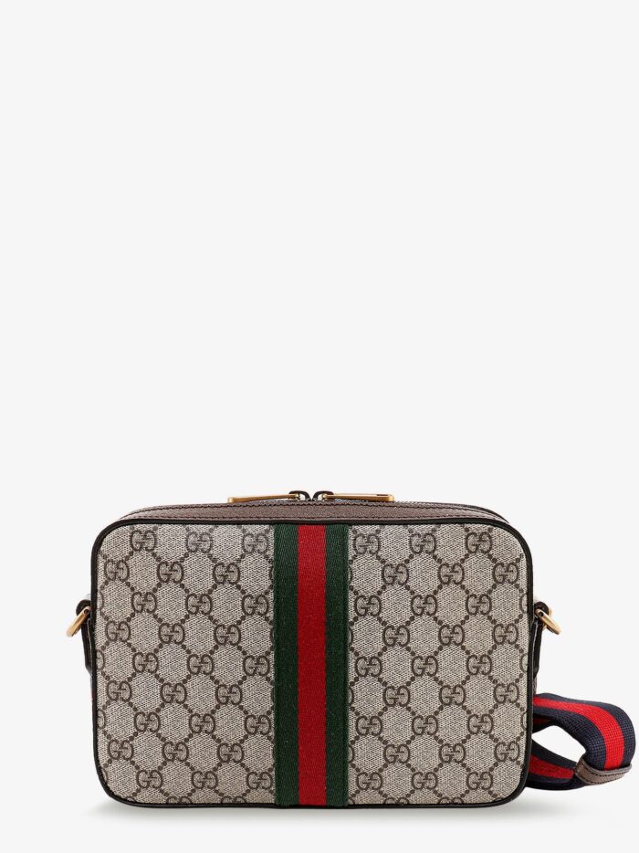 Gucci Ophidia GG Supreme Fabric And Leather Crossbody Bag