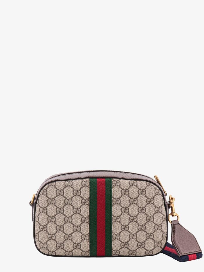 Gucci Ophidia GG Supreme Fabric And Leather Shoulder Bag