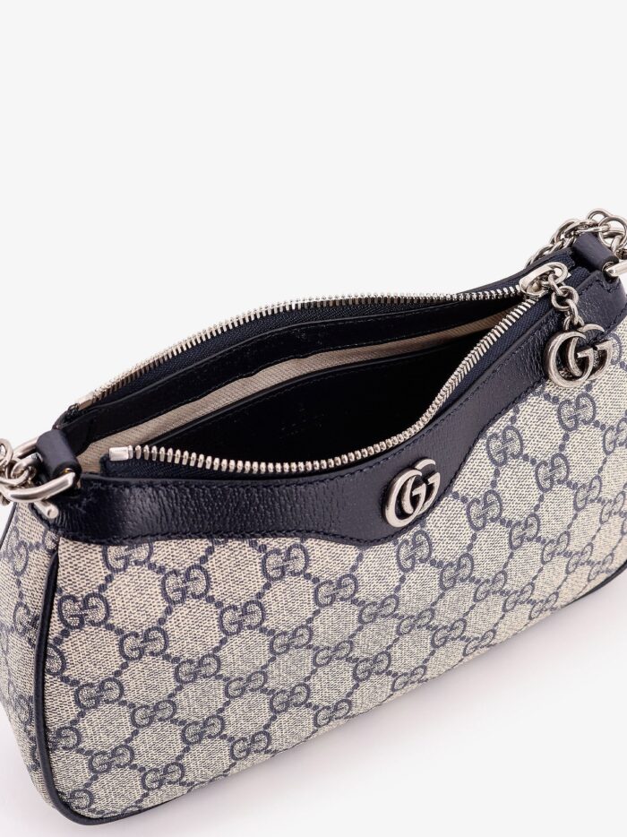 Gucci Ophidia GG Supreme Fabric And Leather Shoulder Bag