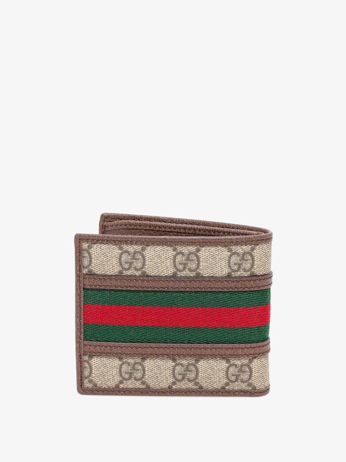 Gucci Ophidia GG Supreme Fabric And Leather Wallet