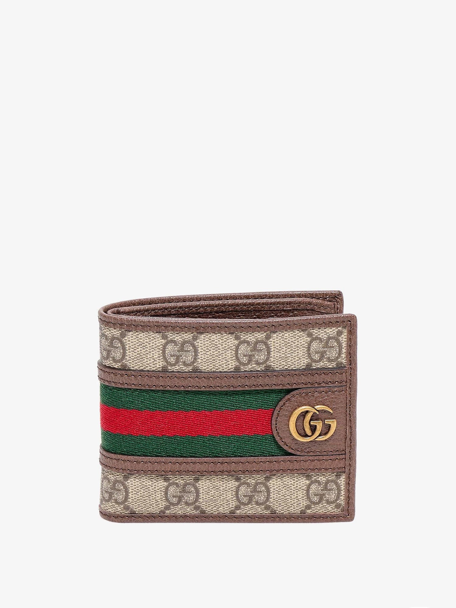 Gucci Ophidia GG Supreme Fabric And Leather Wallet