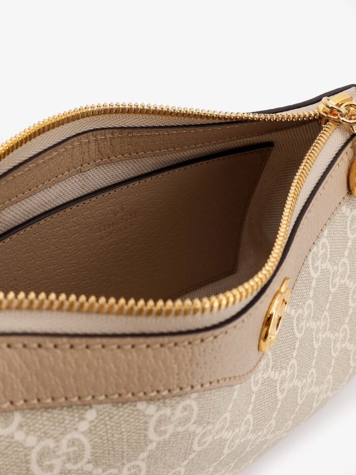 Gucci Ophidia Shoulder Bag In GG Supreme Fabric And Leather
