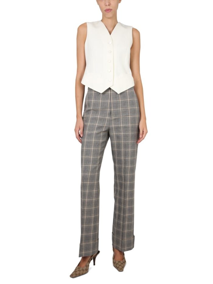 Gucci PANTS WITH PRINCE OF WALES PATTERN