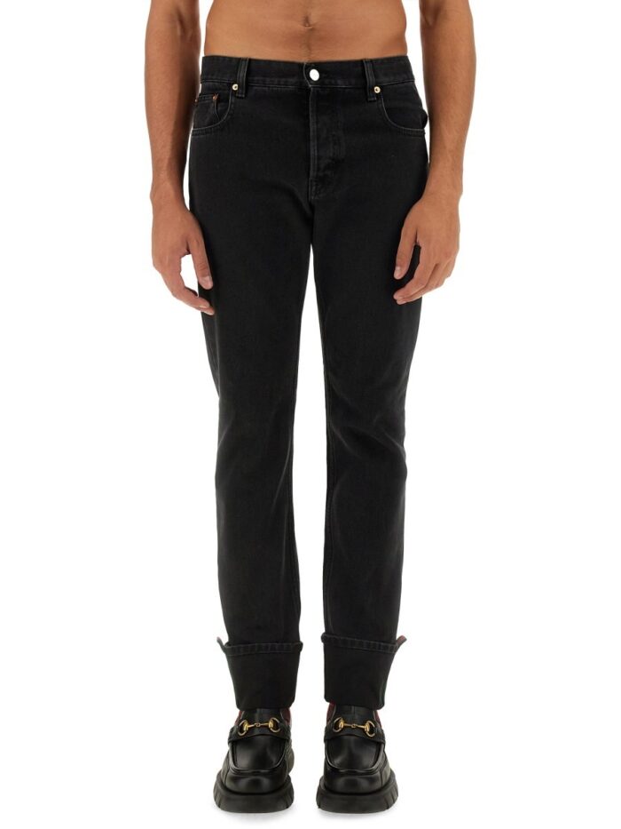 Gucci PANTS WITH WEB DETAILS