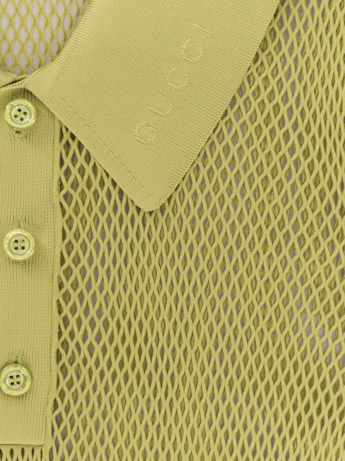 Gucci Perforated Polo Shirt