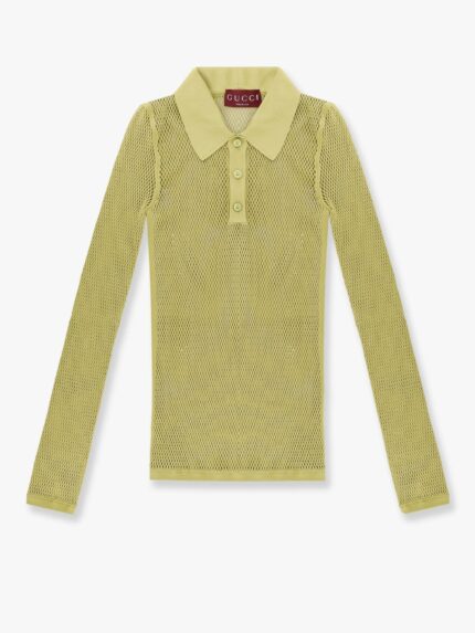 Gucci Perforated Polo Shirt