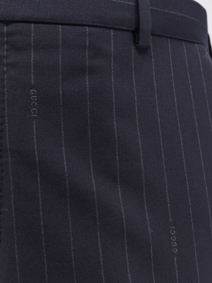 Gucci Pinstripe Wool Trousers