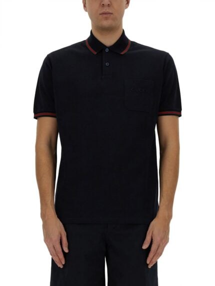 Gucci POLO SHIRT WITH EMBROIDERY