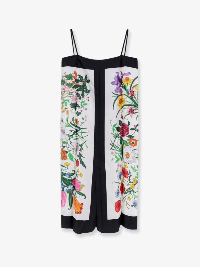 Gucci Primavera Dress With Gucci Flora Print