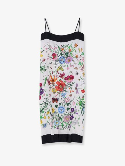 Gucci Primavera Dress With Gucci Flora Print