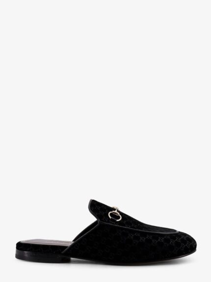 Gucci Princetown GG Supreme Velvet Mule