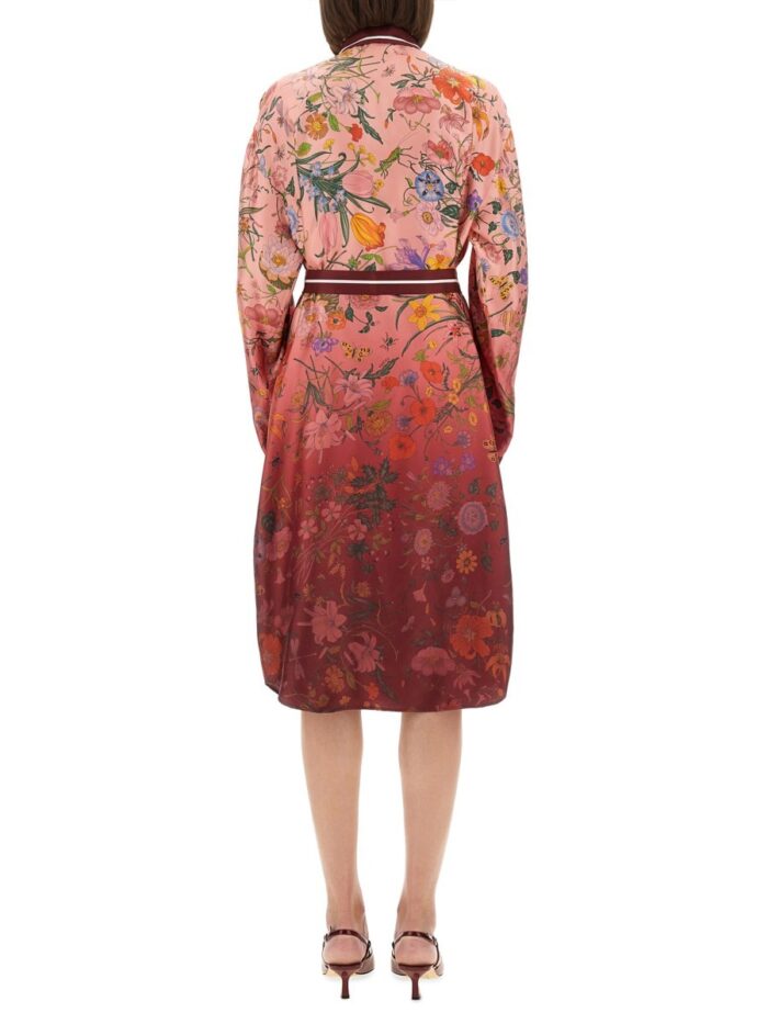 Gucci PRINTED CHEMISIER DRESS