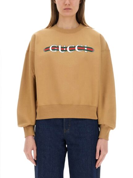 Gucci PRINTED COTTON JERSEY SWEATSHIRT