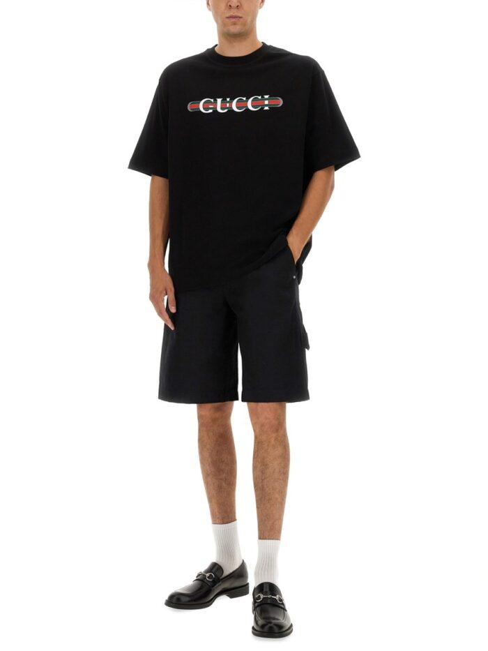 Gucci PRINTED COTTON JERSEY T-SHIRT