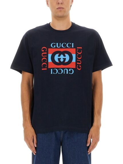 Gucci PRINTED COTTON JERSEY T-SHIRT
