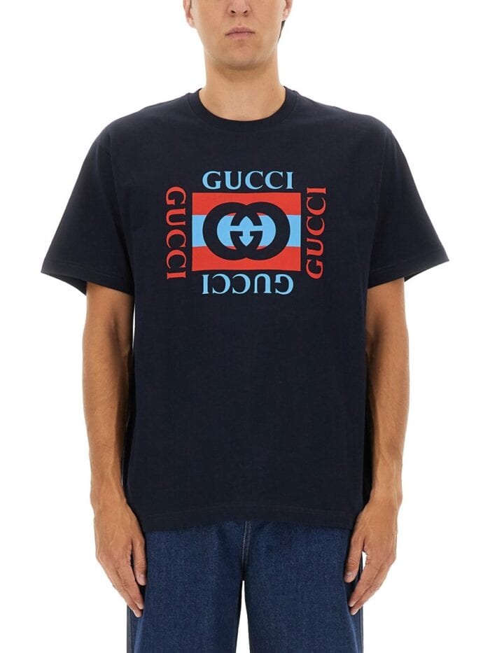 Gucci PRINTED COTTON JERSEY T-SHIRT