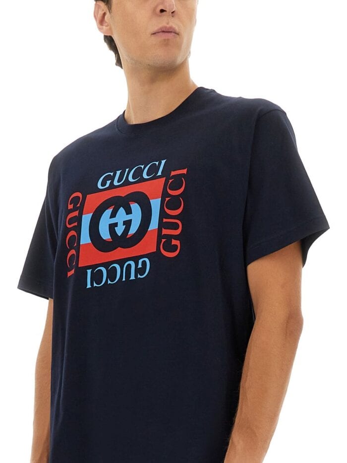 Gucci PRINTED COTTON JERSEY T-SHIRT