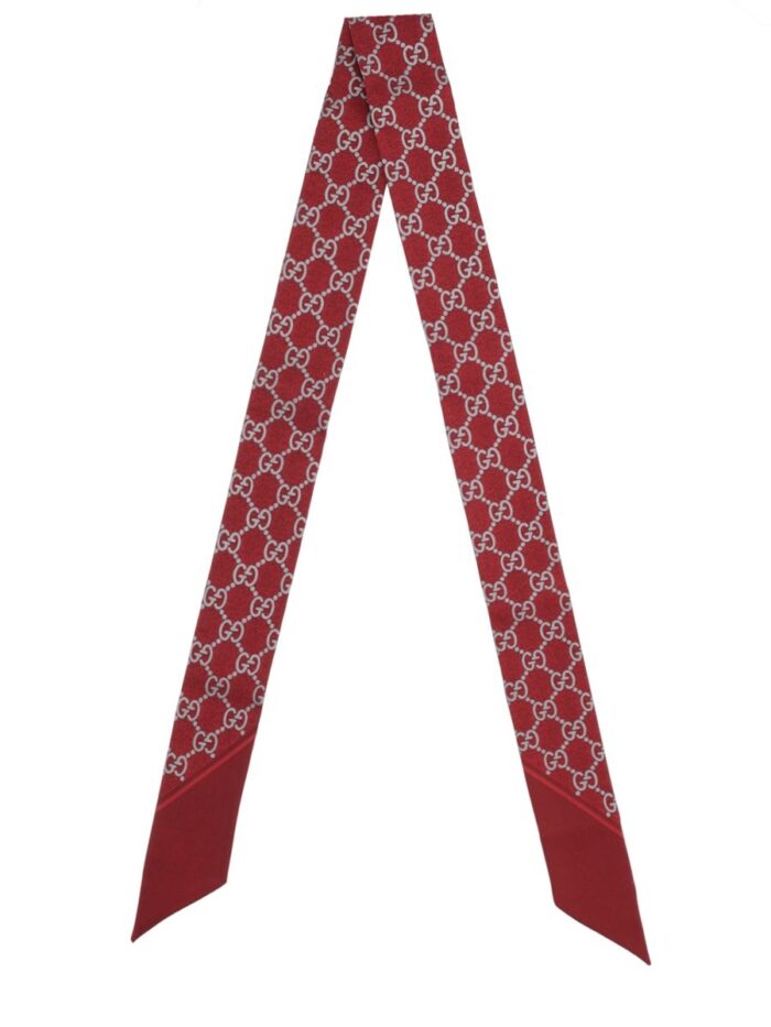 gucci printed silk ribbon Gucci PRINTED SILK RIBBON