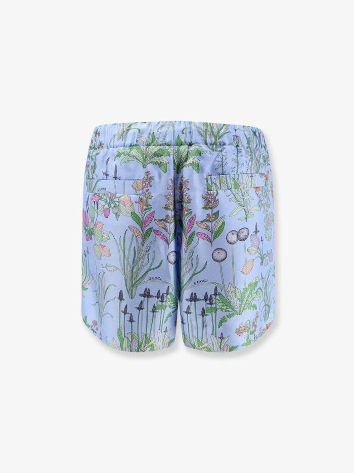 Gucci Printed Silk Shorts