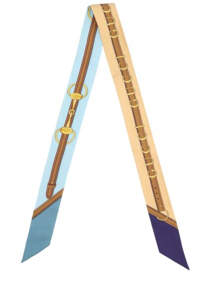 Gucci PRINTED SILK TWILL RIBBON