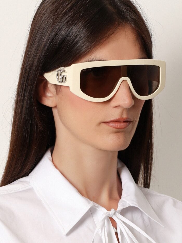 Gucci Rectangular Acetate Sunglasses