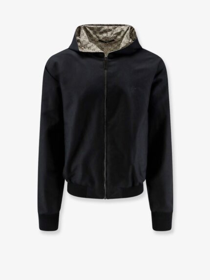 Gucci Reversible Cotton And GG Nylon Jacket