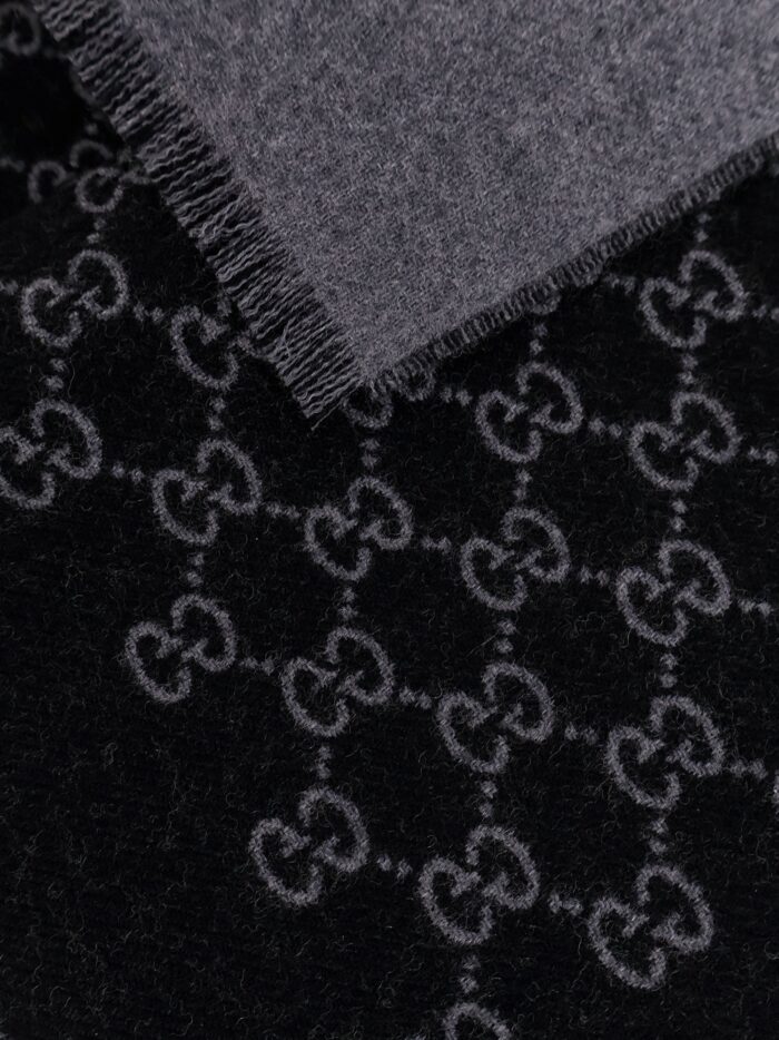 Gucci Reversible Jacquard Wool Scarf