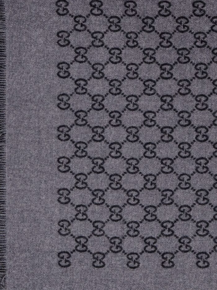 Gucci Reversible Jacquard Wool Scarf
