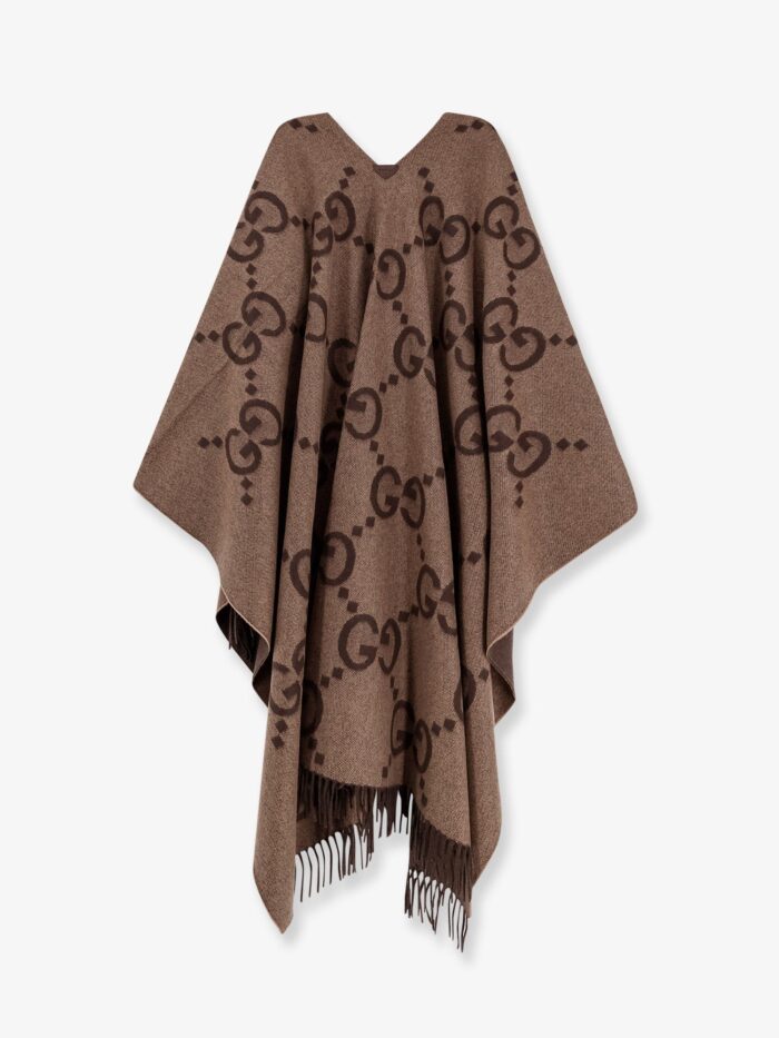 Gucci Reversible Jumbo GG Cashmere Cape