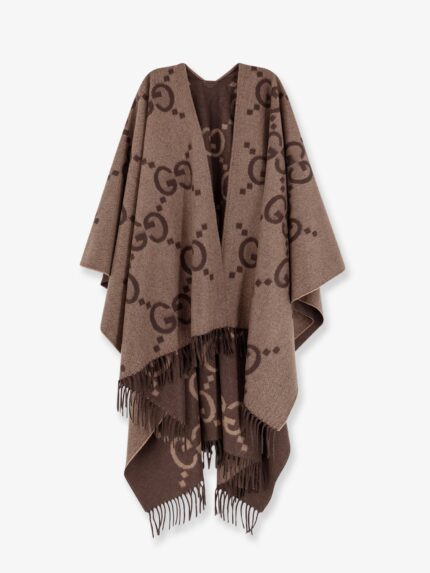 Gucci Reversible Jumbo GG Cashmere Cape