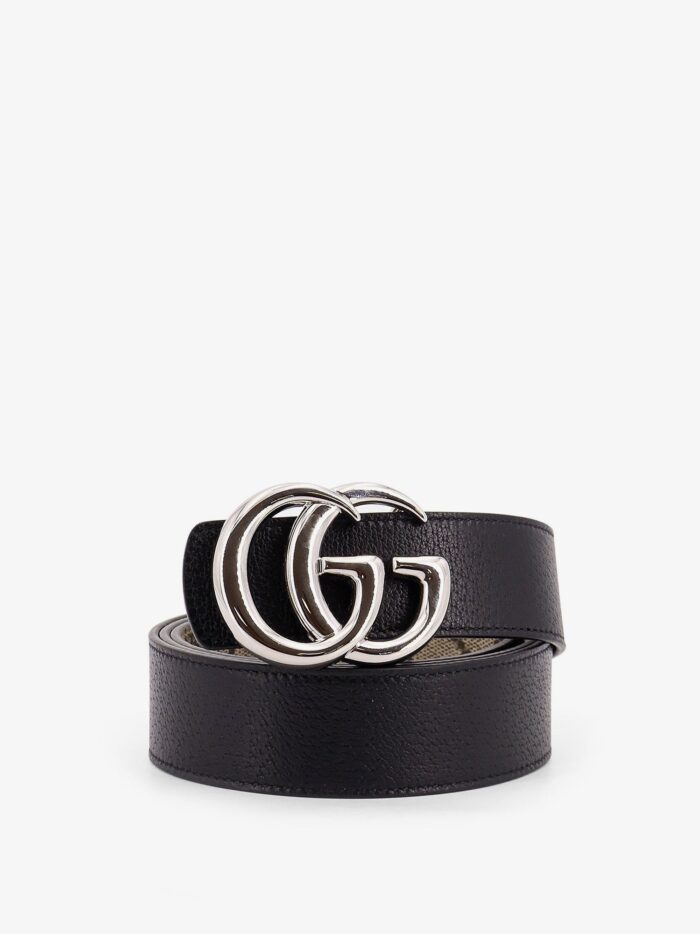 Gucci Reversible Leather And Supreme GG Fabric Belt