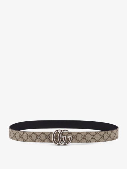 Gucci Reversible Leather And Supreme GG Fabric Belt