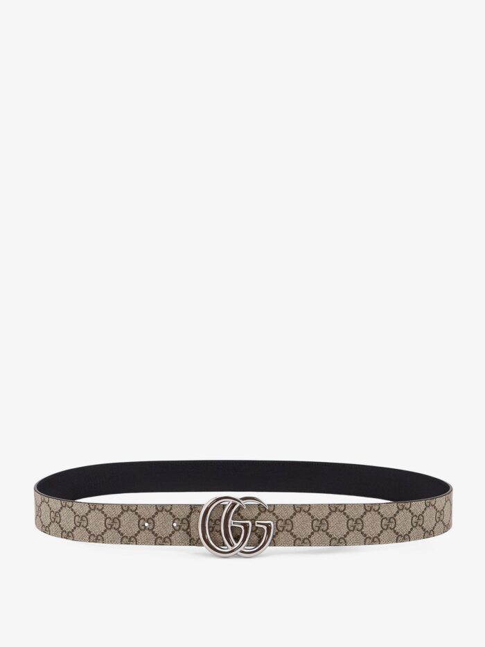 Gucci Reversible Leather And Supreme GG Fabric Belt