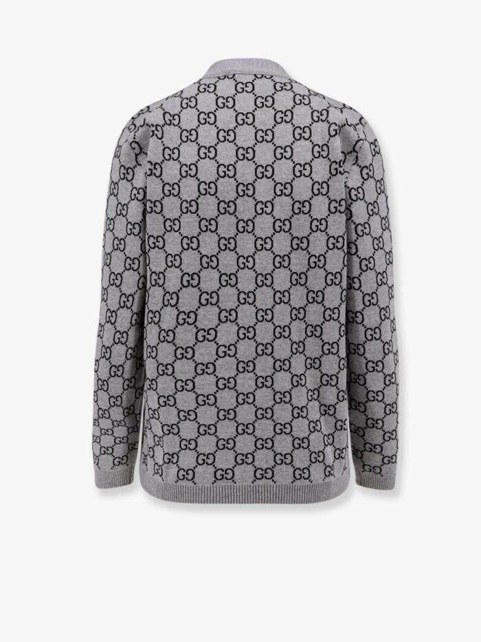 Gucci Reversible Wool Cardigan With GG Motif