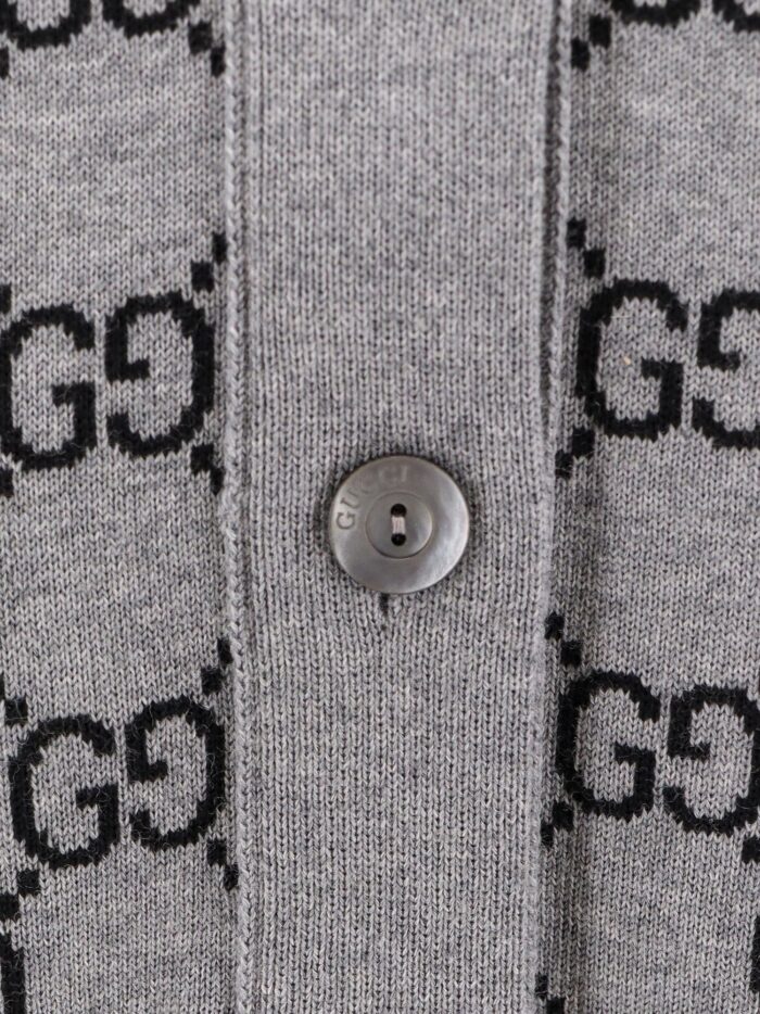 Gucci Reversible Wool Cardigan With GG Motif