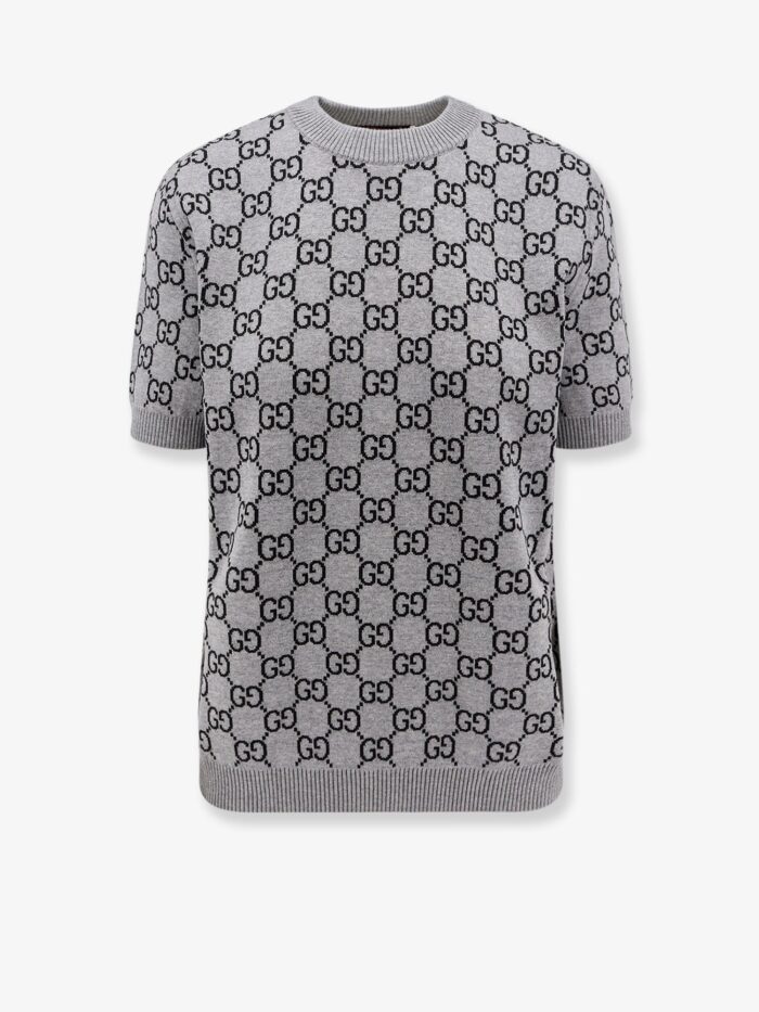 Gucci Reversible Wool Sweater With GG Motif
