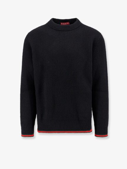 Gucci Ribbed Wool And Cashmere Sweater