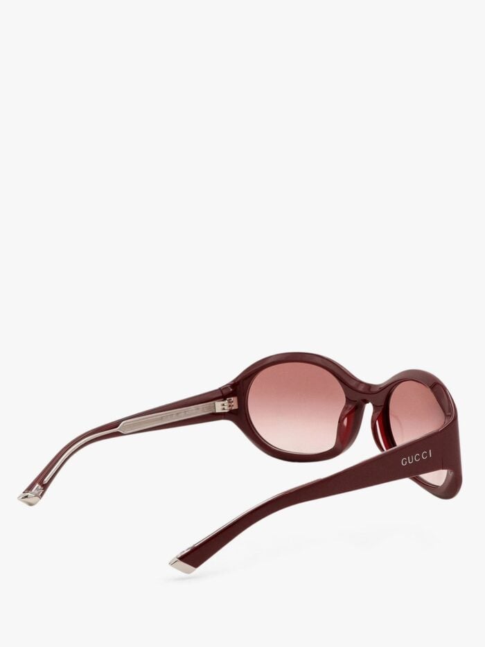 Gucci Rosso Ancora Rounded Sunglasses