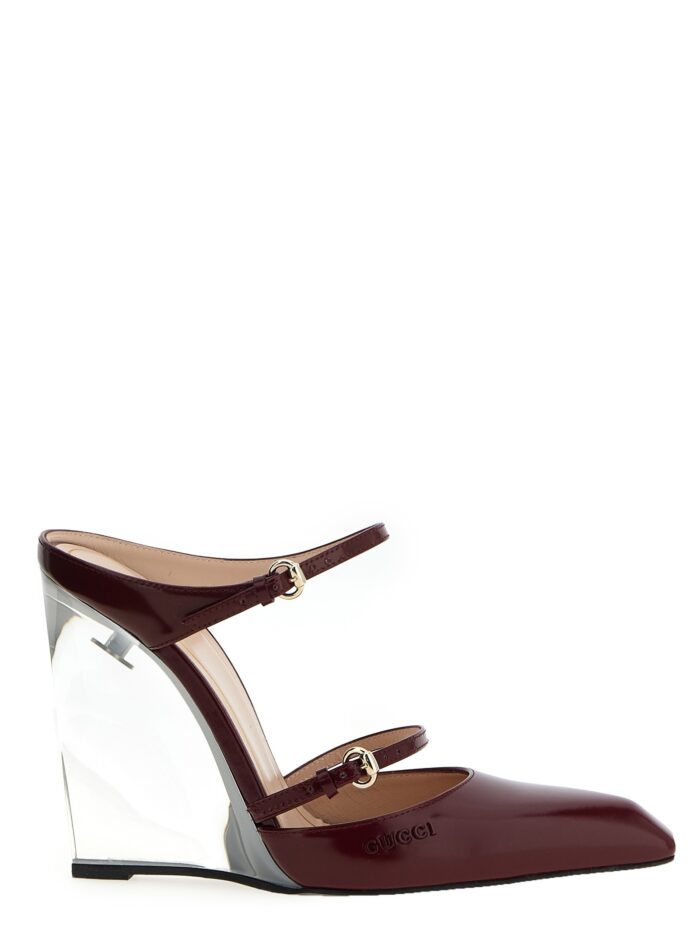 'gucci rosso ancora' sabots 'Gucci Rosso Ancora' Sabots