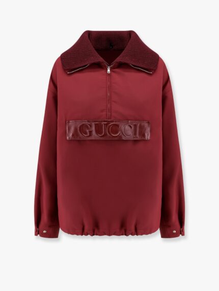Gucci Rosso Ancora Technical Gabardine Jacket