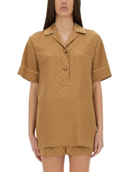 Gucci SATIN GG SHIRT