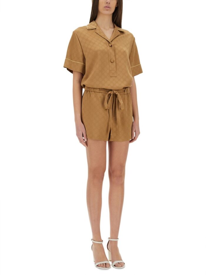 Gucci SATIN GG SHORTS