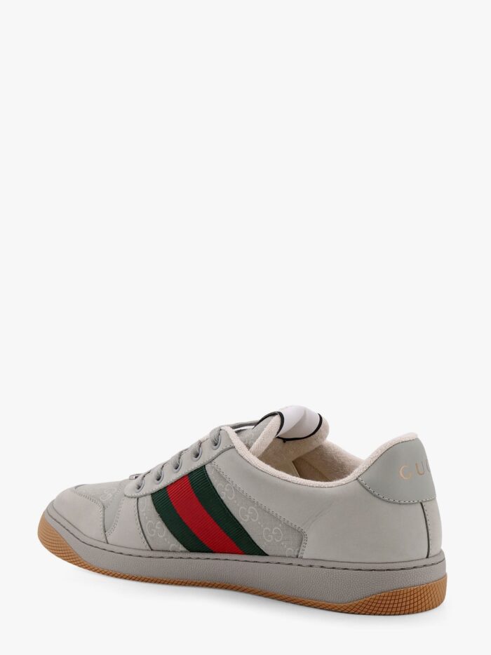 Gucci Screener Gg Fabric Sneakers With Web Detail