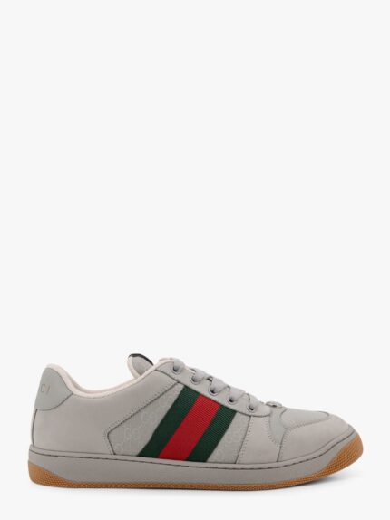 Gucci Screener Gg Fabric Sneakers With Web Detail
