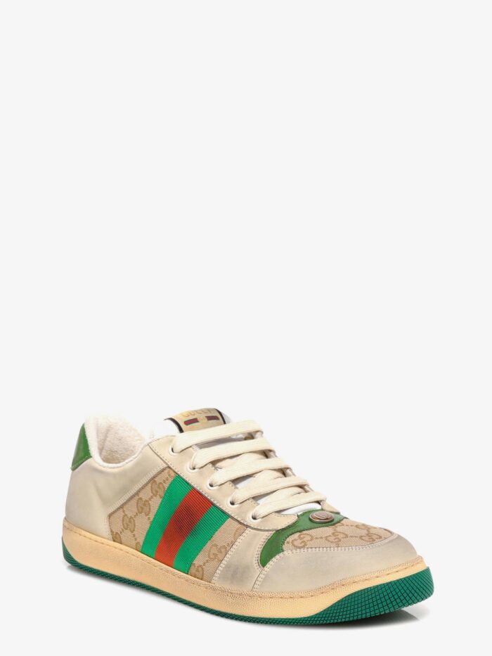 Gucci Screener GG Low-top Vintage Leather Sneakers